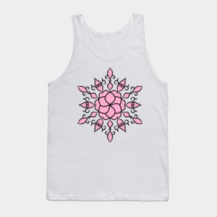 Inspirational MANDALA T-SHIRT STAR-PINK Tank Top